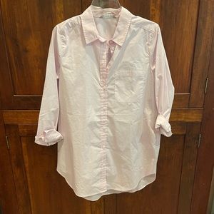 Athleta button up blouse top size medium